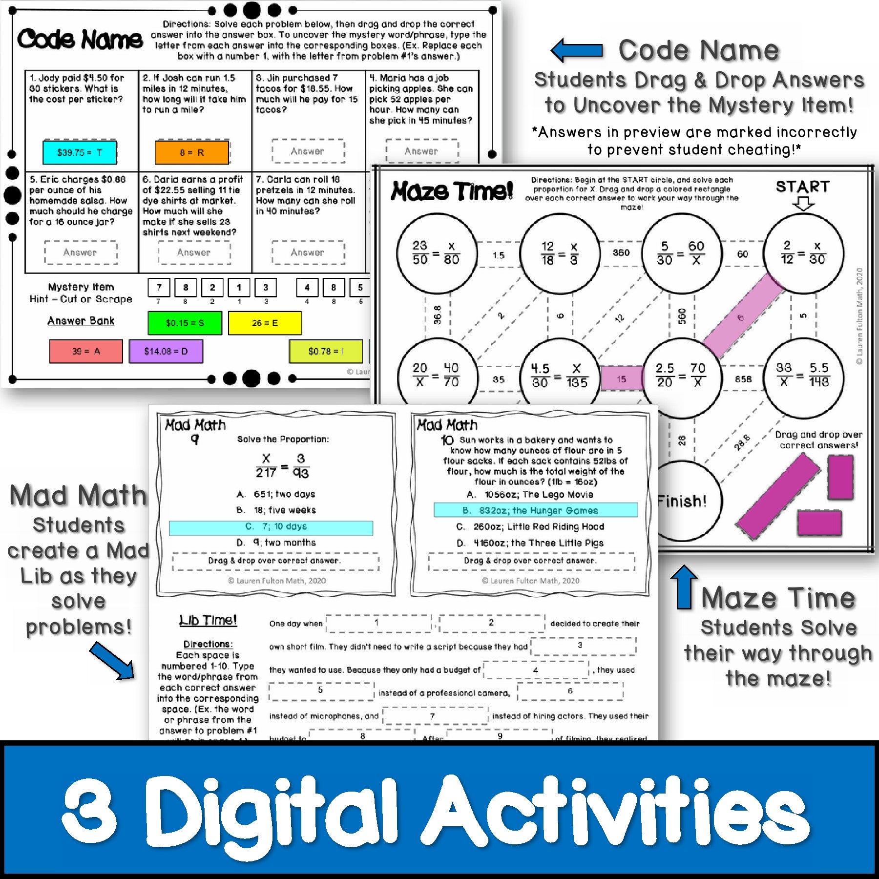 Fulton Math Pathways Ratios and Proportions Digital Activity – Lauren Fulton Math