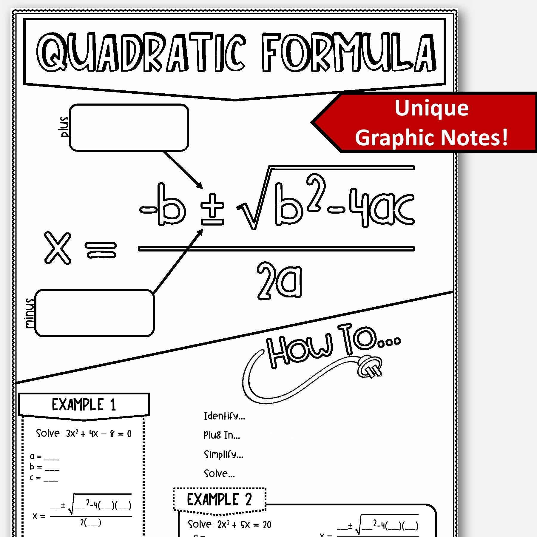 Quadratic Formula Notes.pdf Quadratic Formula Notes – Lauren Fulton Math