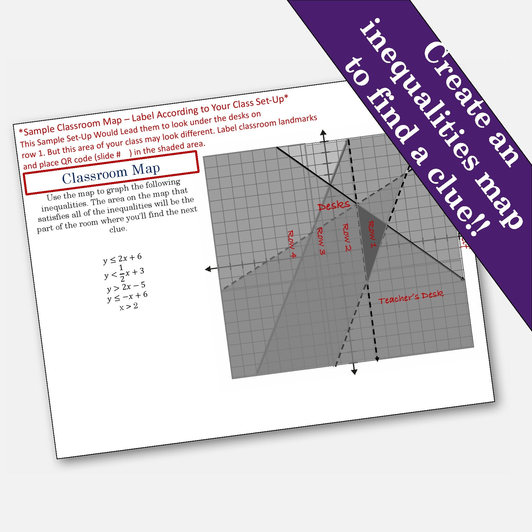 Fulton Math Pathways Systems of Inequalities Activity Escape Room – Lauren Fulton Math