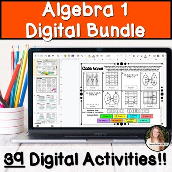 Algebra 1 Digital Activities Bundle – Lauren Fulton Math