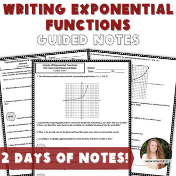 Exponential Function Notes Virginia Sol Exponential Functions Notes | Guided Notes – Lauren Fulton Math