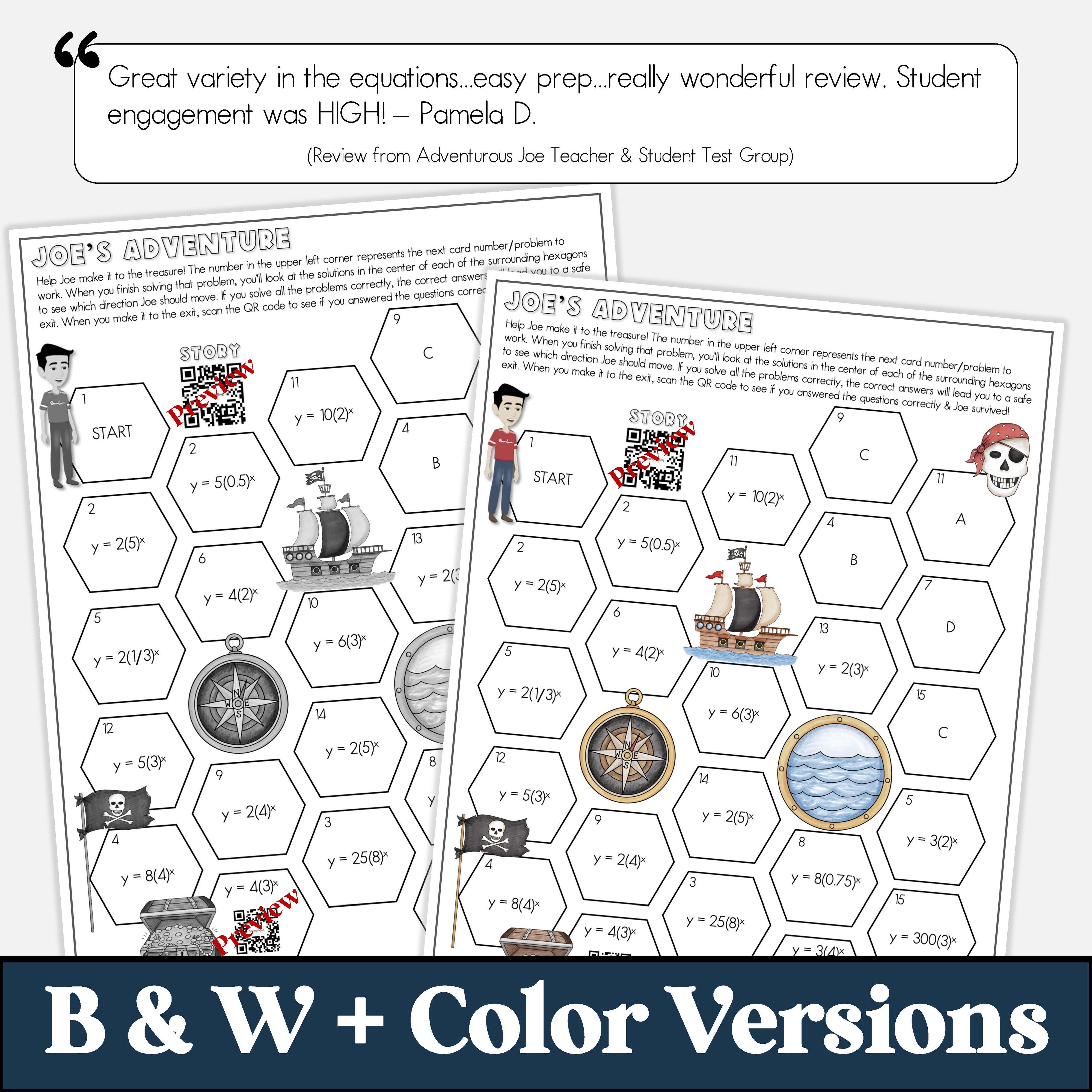 Writing And Graphing Exponential Functions Maze Activity For Algebra Writing and graphing exponential functions maze activity for algebra