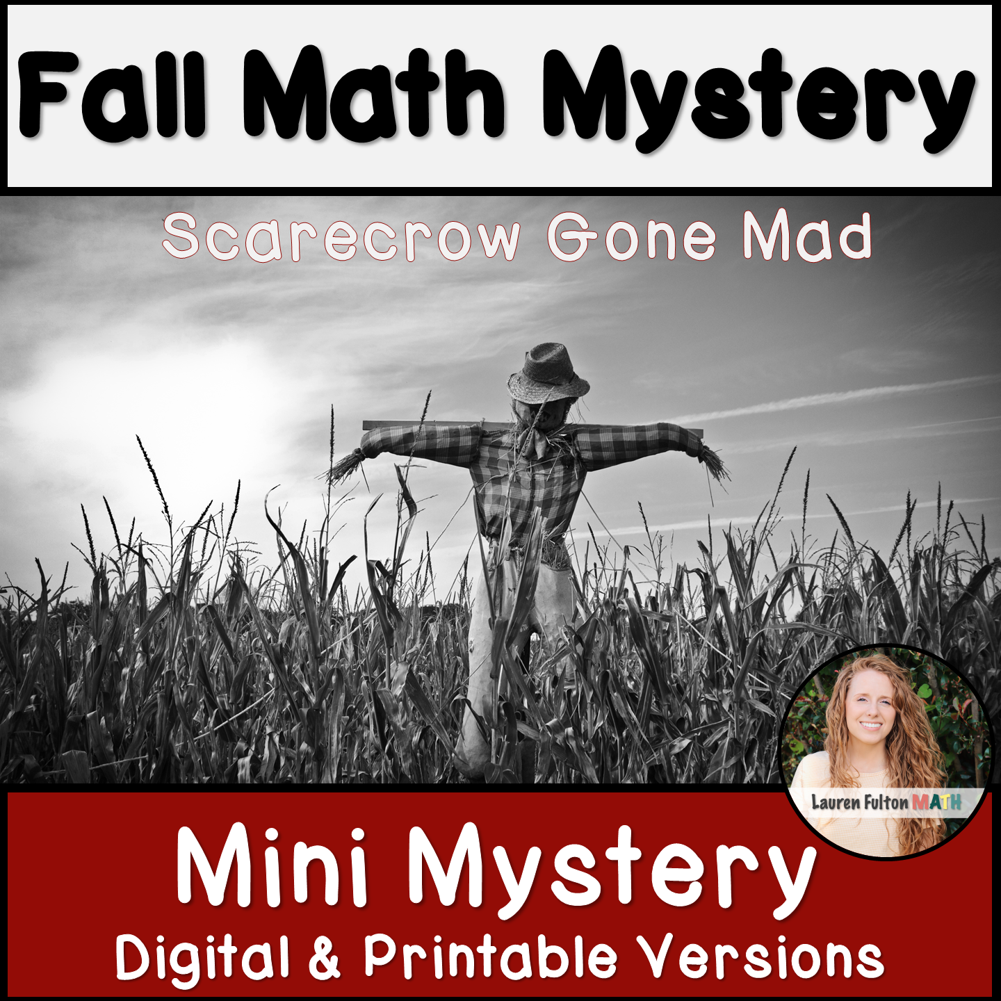 Fall Mystery Math Problem Thanksgiving Fall Math Activity Middle School Mystery 7th, 8th, Algebr ...