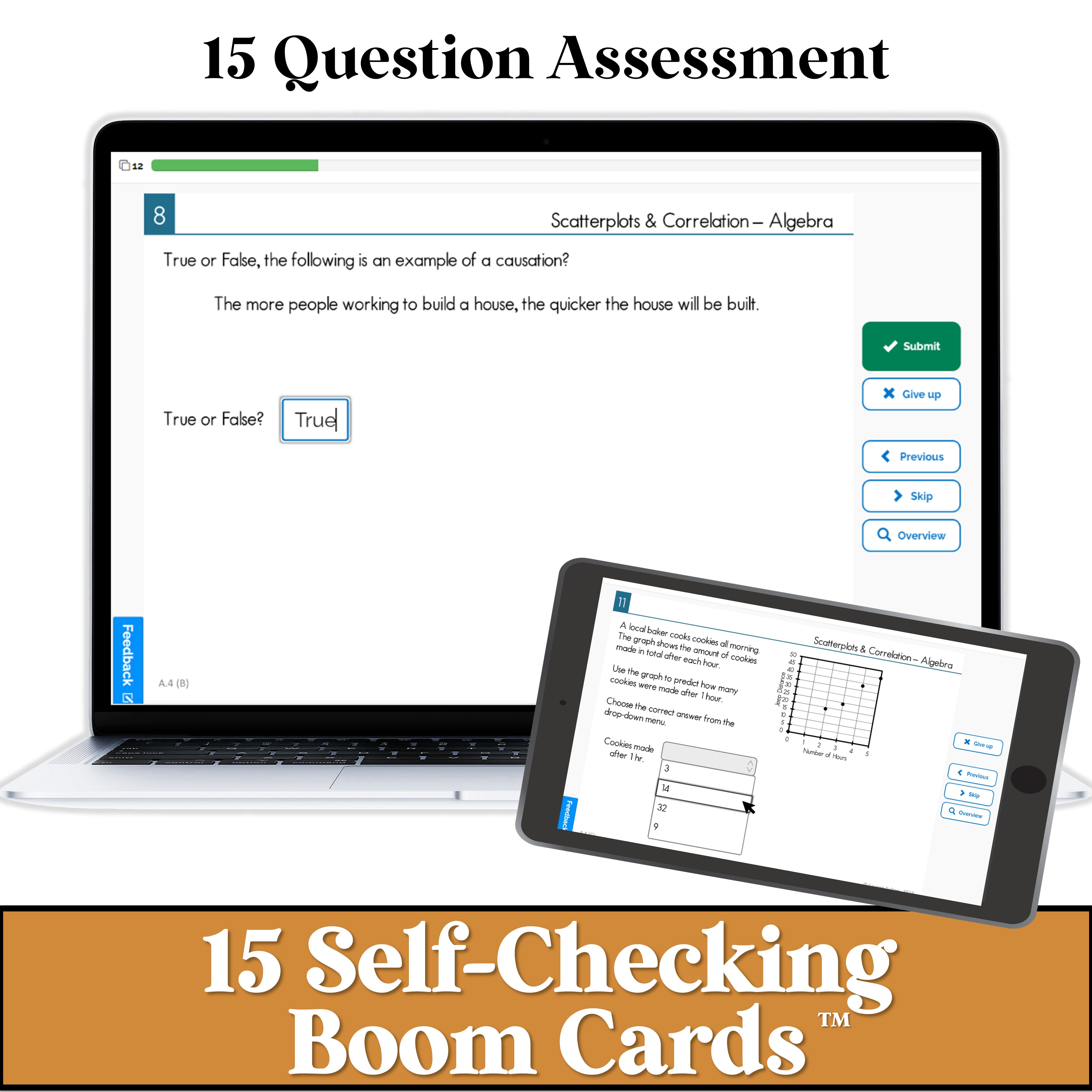 Adding Staar Question Algebra 1 STAAR Redesign Question Bank for Scatterplots & Correlation ...